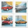 BMW Classic Lerretbilder set