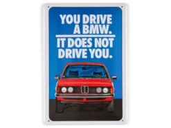 BMW Metall Skilt