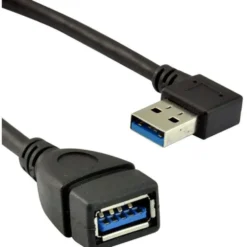 Connect USB kabelmed vinkel