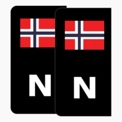 Skiltmerker m/reflekssett med to stk