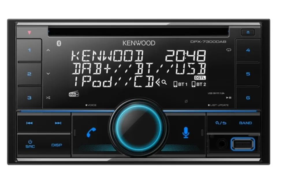Universal Kenwood BluetoothDAB+ radio/CD-spiller